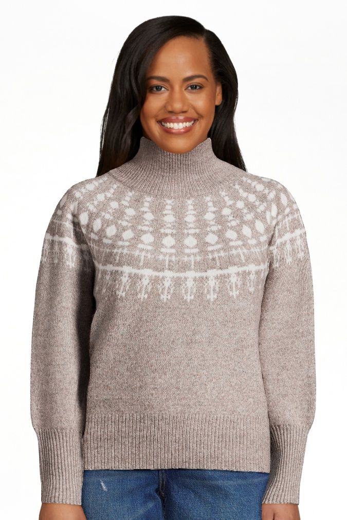 Free Assembly Women's Fair Isle Sweater, Midweight, Sizes XS-XXXL | Walmart (US)