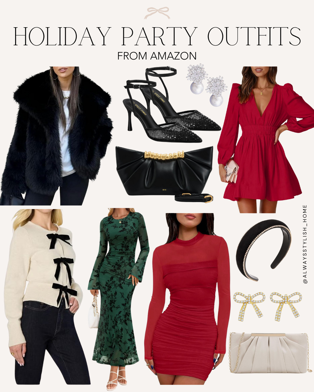 holiday part outfits from amazon 

 #LTKHoliday #LTKootd #LTKSeasonal