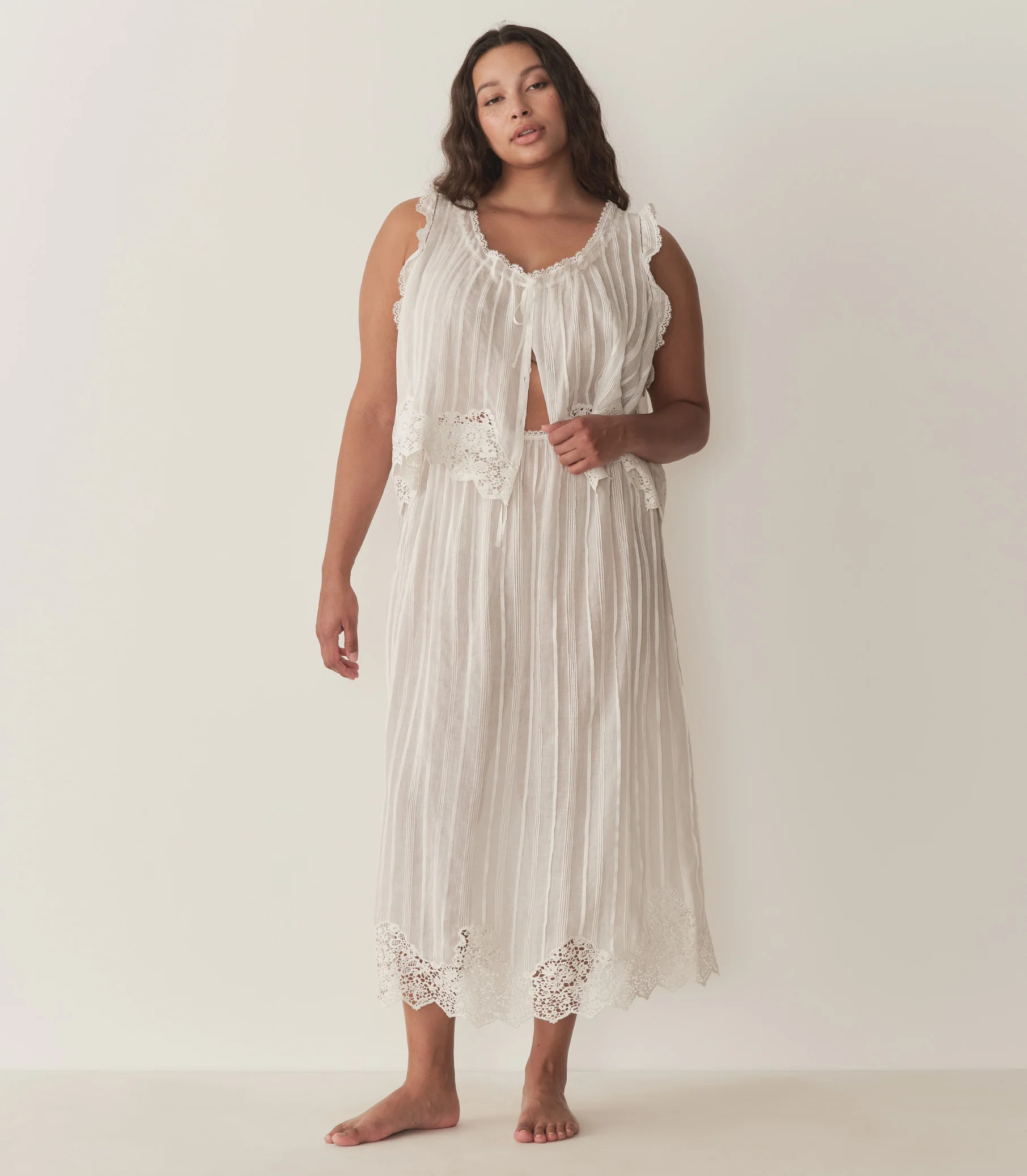 Albina Skirt - Salt | DÔEN | DOEN