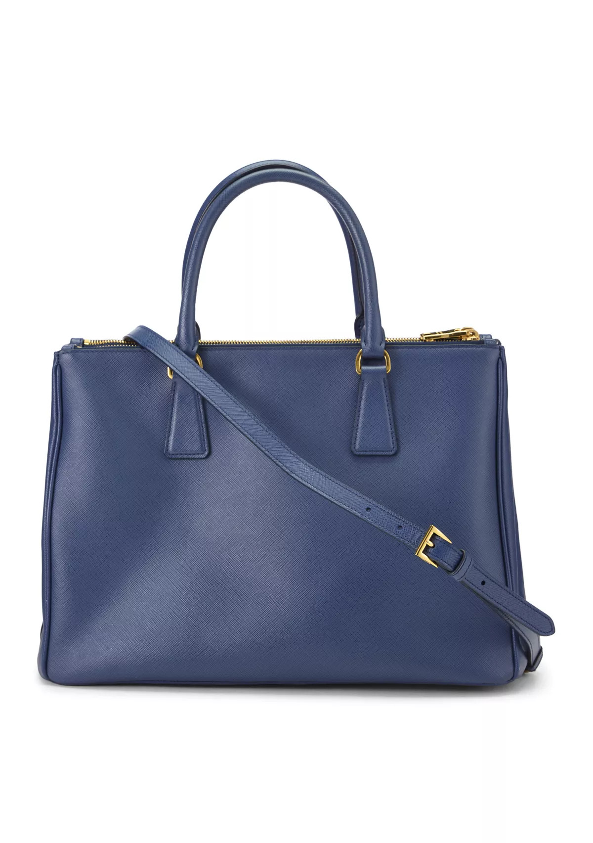 Prada Navy Saffiano Executive Tote Medium - FINAL SALE, NO RETURNS | Belk