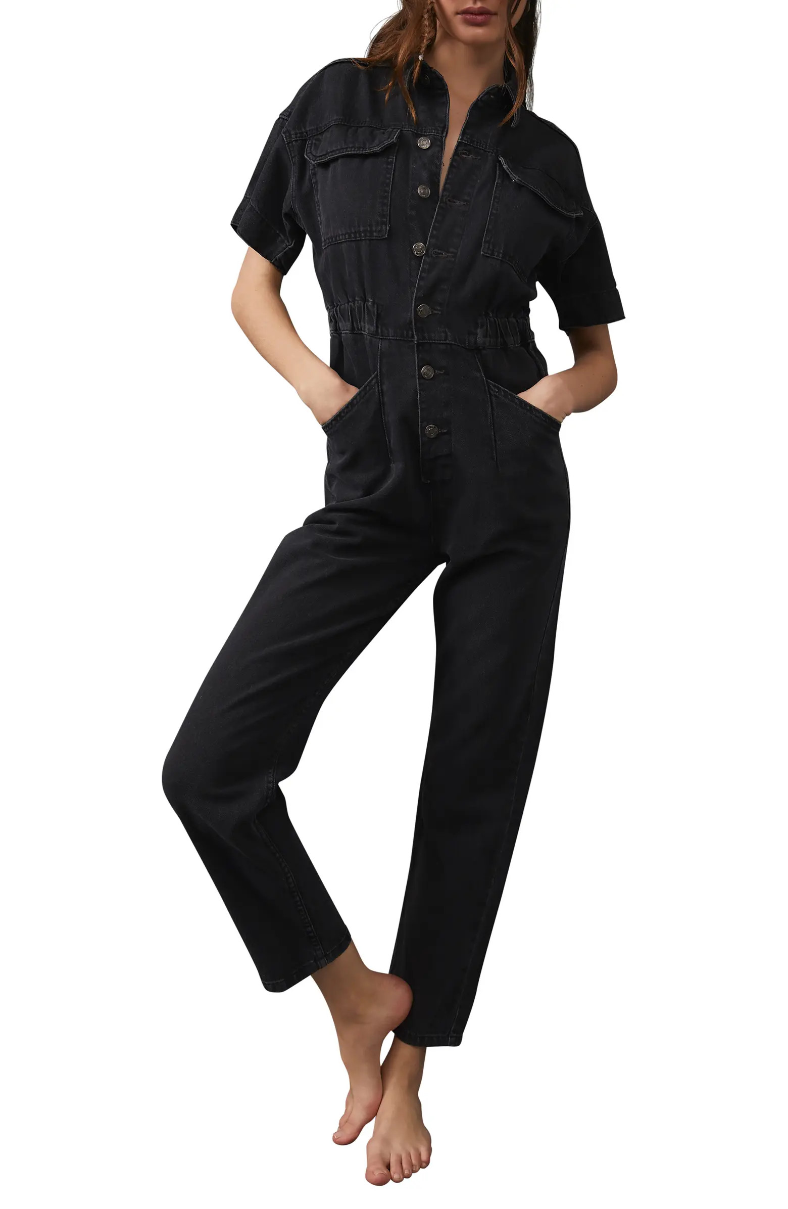 We the Free Marci Denim Jumpsuit | Nordstrom