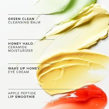 Farmacy Favorites Skin Care Set - Includes Green Clean Cleansing Balm, Wake Up Honey Eye Cream, H... | Amazon (US)