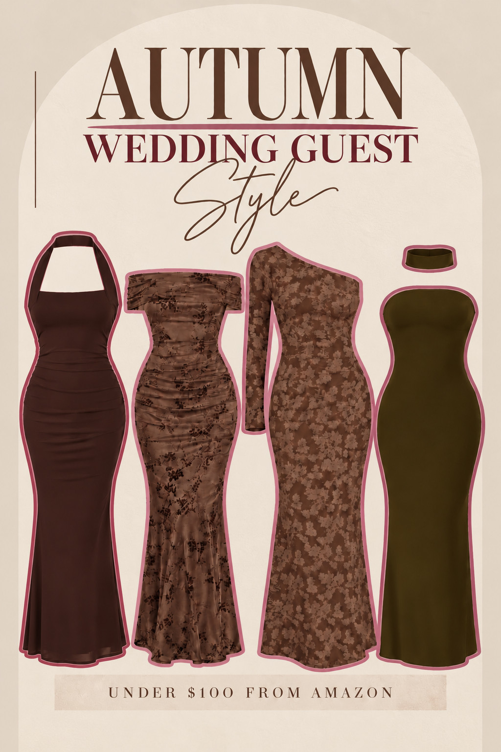 Ladies I've favorited a couple of my go to wedding guest dresses! Under $100, timeless and hugs in all the right places She's perfect for the season🍂✨ 

 #LTKgrwm #LTKootd #LTKPetite