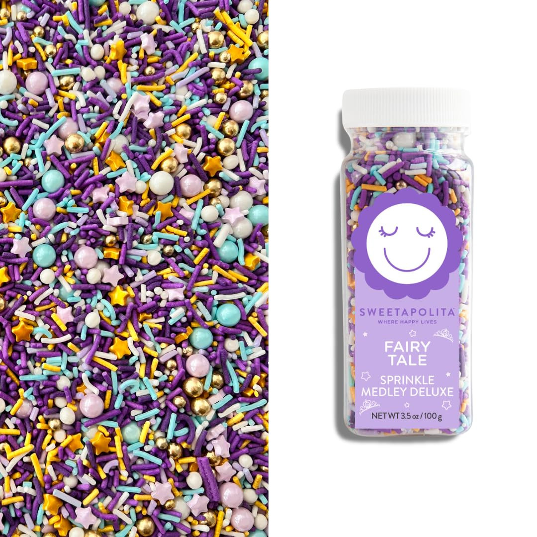 Sweetapolita Fairy Tale Sprinkles - Great for Baking and Decorating, Cakes, Cupcakes, Ice Cream, ... | Amazon (US)