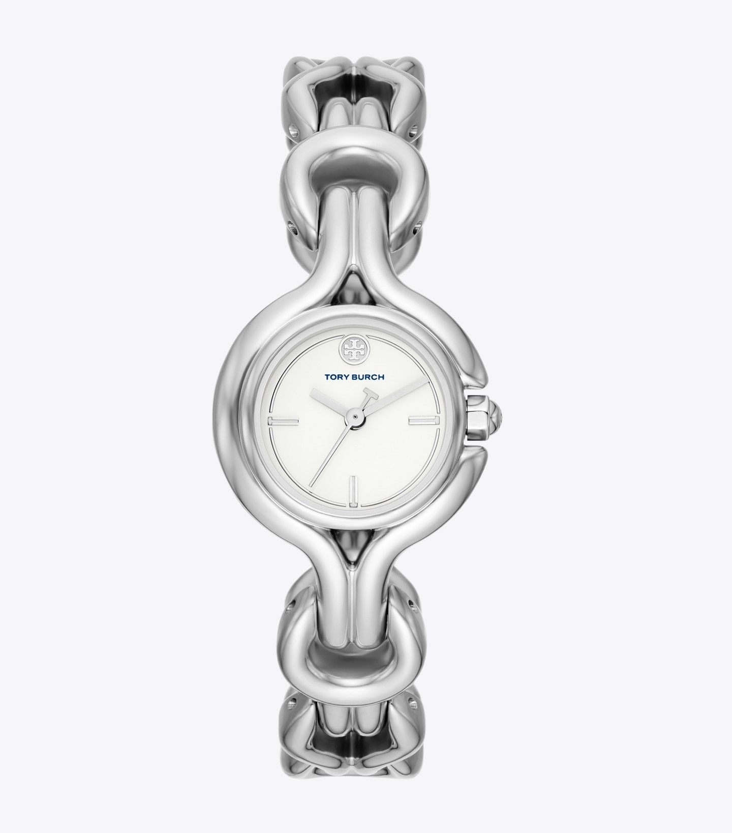 Braided Knot Watch, Silver-Tone Stainless Steel, 28 x 45MM: Women's Designer Strap Watches | Tory... | Tory Burch (US)