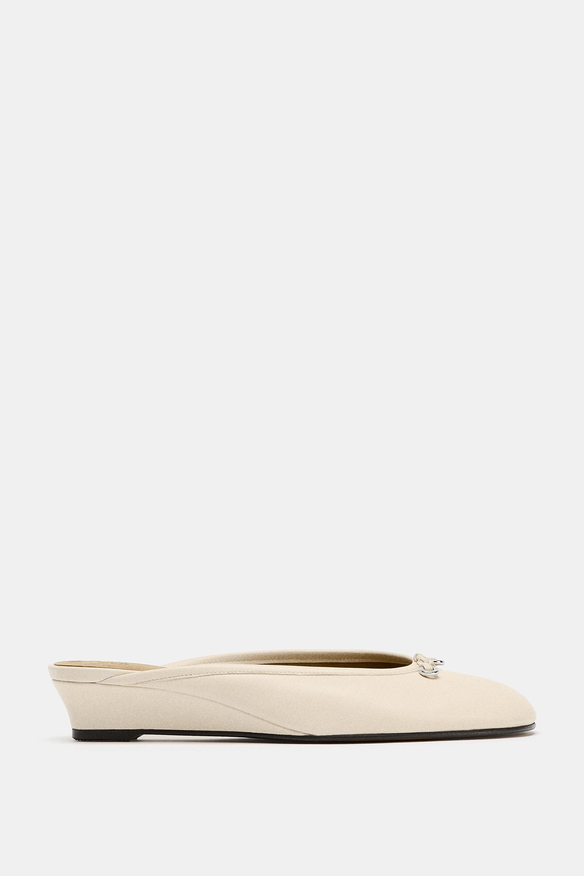 WEDGE SLINGBACK BALLET FLATS | Zara Canada