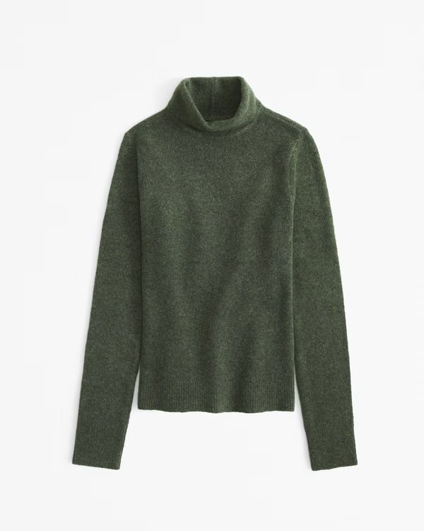 Slim Turtleneck Sweater | Green Sweater | Abercrombie Fall Outfits  | Abercrombie & Fitch (US)