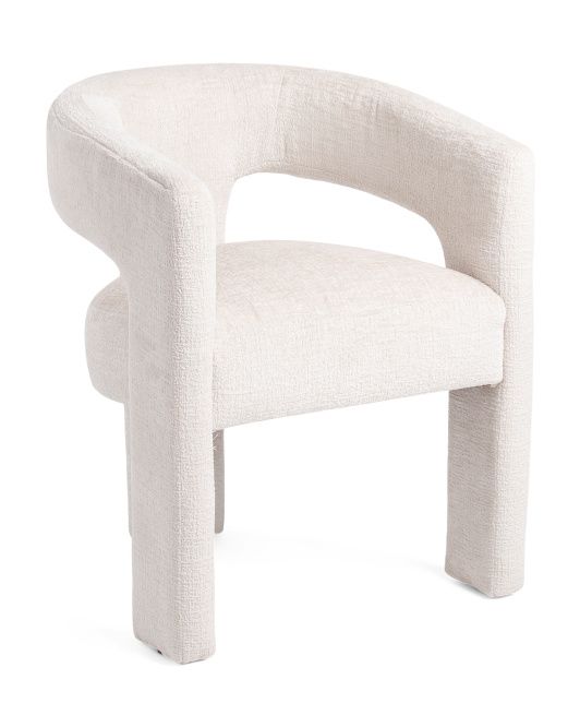 Modern Curved Back Dining Chair | TJ Maxx
