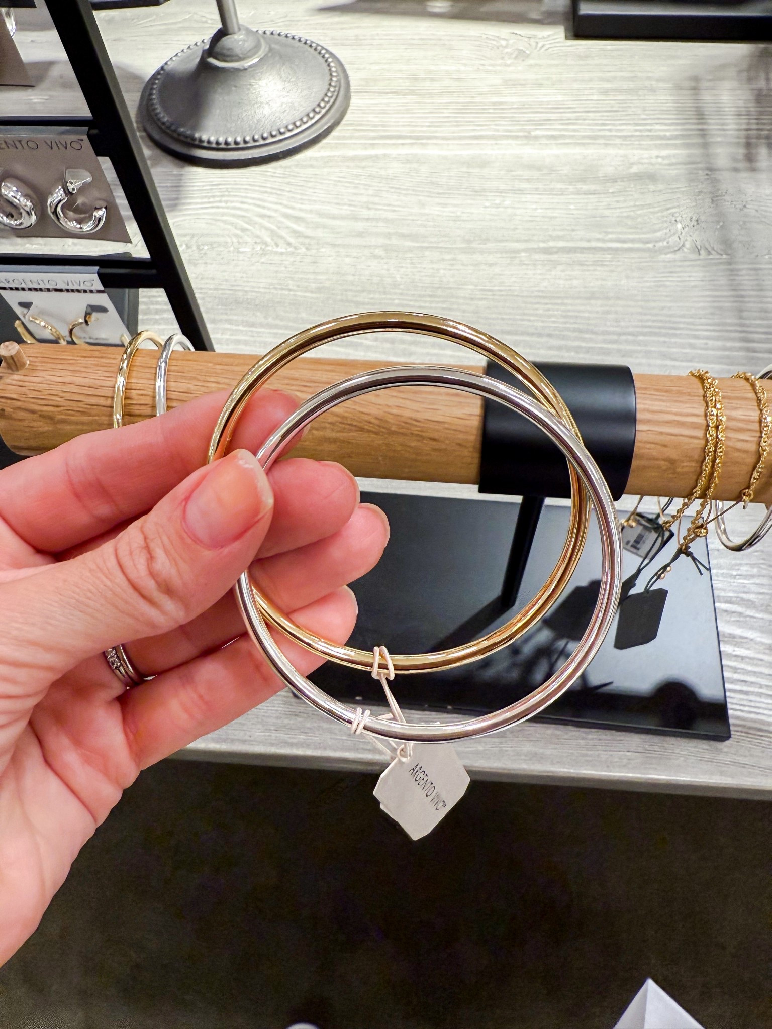 Nordstrom sale
Two tone bangle bracelets 

#LTKSaleAlert #LTKFindsUnder50 #LTKFindsUnder100