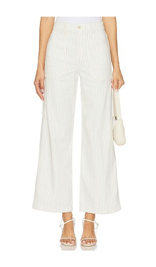 Favorite Daughter The Mischa Utility Jeans in White. - size 24 | Revolve Clothing (Global)