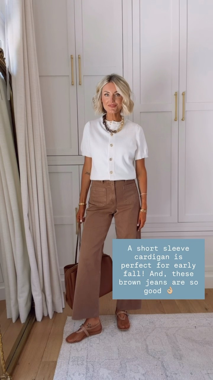 An affordable teacher/workwear look! 💕😍 Such a feminine and fun neutral look. These can be worn together or separately in so many ways! Wearing S top, 4 in jeans. 

Loverly grey, capsule wardrobe women, work outfit ideas, workwear women’s, teacher outfit inspo, affordable fashion finds for her, Amazon style, Target fashion

#LTKWorkwear #LTKSeasonal