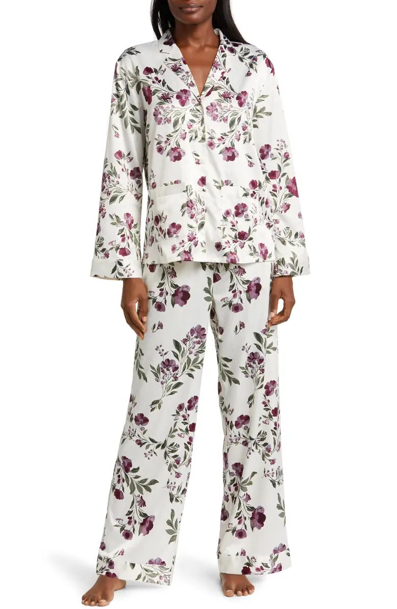 Dobby Satin Pajamas | Nordstrom