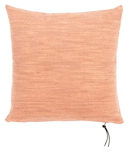 SAFAVIEH Home Collection Idalena Light Orange Cotton 18-inch Square Decorative Accent Throw Pillow with Insert | Amazon (US)