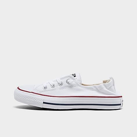 Converse Women's Chuck Taylor All Star Shoreline Casual Shoes in White/White Size 5.0 Canvas | Finish Line (US)