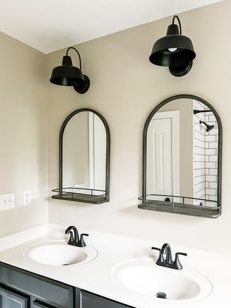 Update your bathroom with new mirrors, faucets and light fixtures. #bathroommakeover 

#LTKstyletip #LTKhome #LTKFind