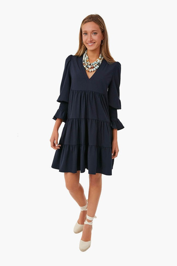 Black Crepe Kenzo Dress | Tuckernuck (US)