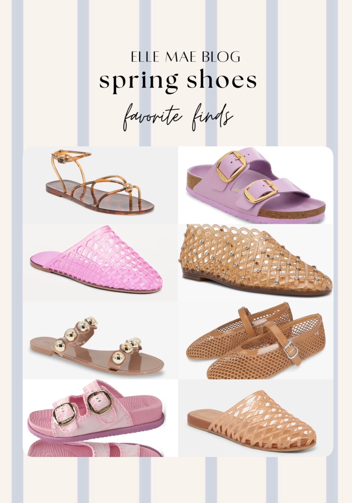 spring & summer sandal & shoes I’m
Eyeing & buying // jelly’s // mesh flats // Birkenstock // strappy 

#LTKootd #LTKTravel #LTKSwim