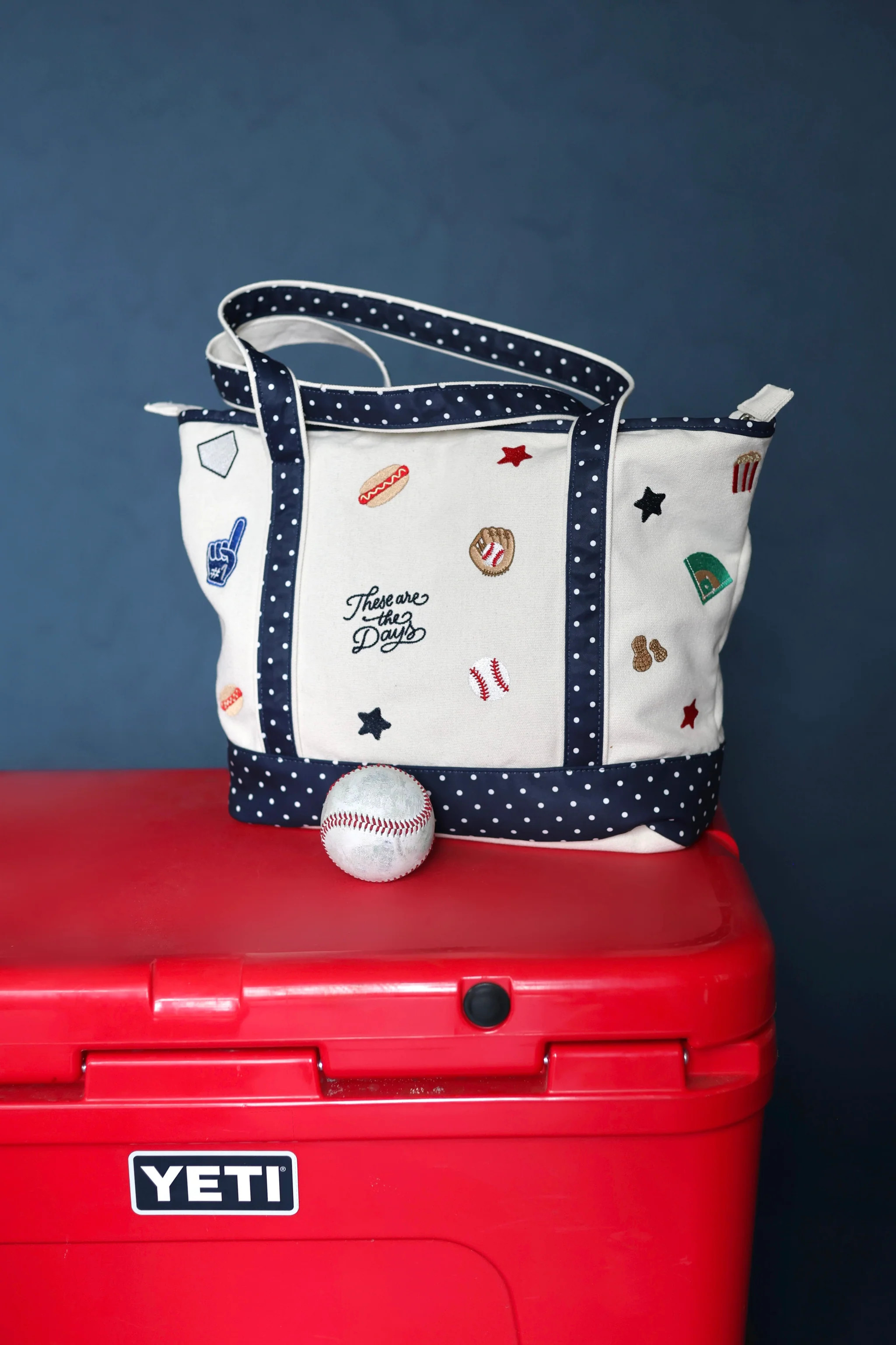 Ballpark Large Tote- Pre Order | Poppy & Pine