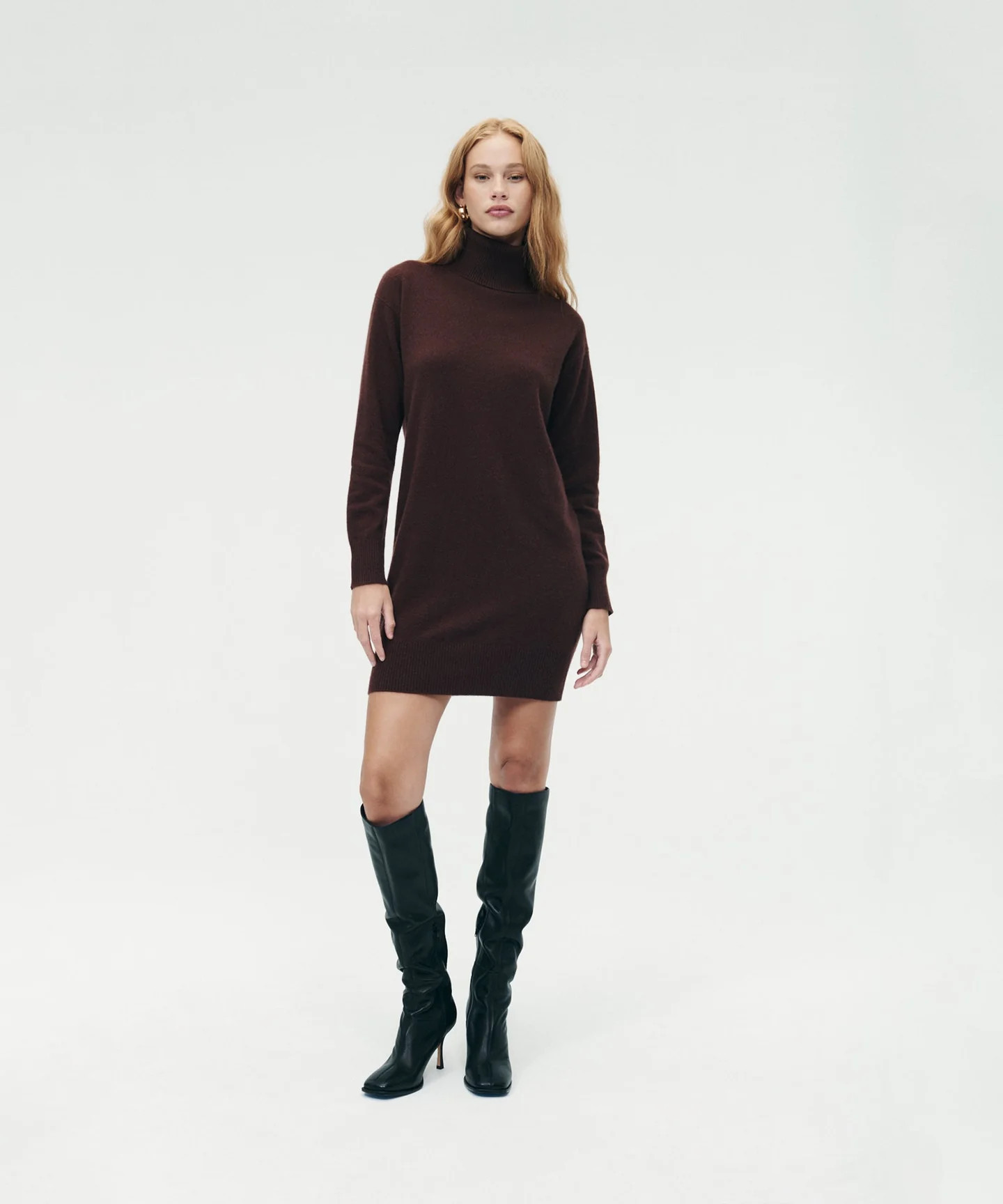 Cashmere Turtleneck Dress | NAADAM