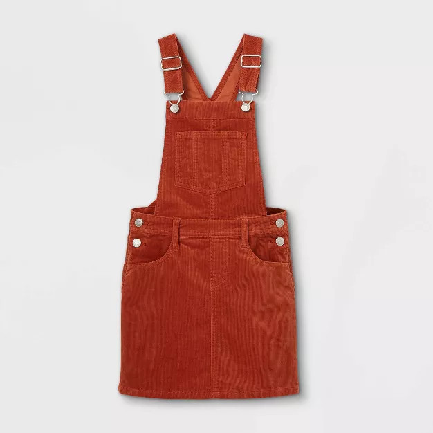 Girls' Corduroy Skirtall - Cat &Jack™ Orange | Target