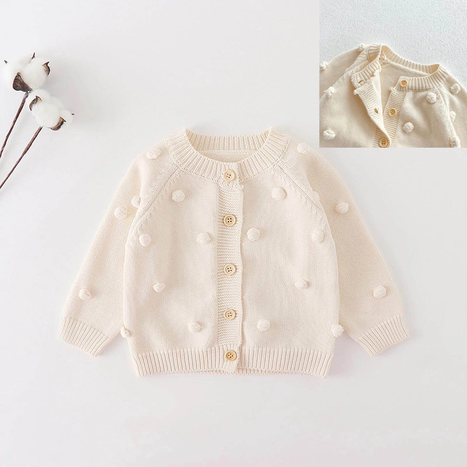 Boys Sweatshirts Long Sleeve Girls White Sweatshirt Crewneck Sweater Cardigans Tops Fall Winter C... | Walmart (US)