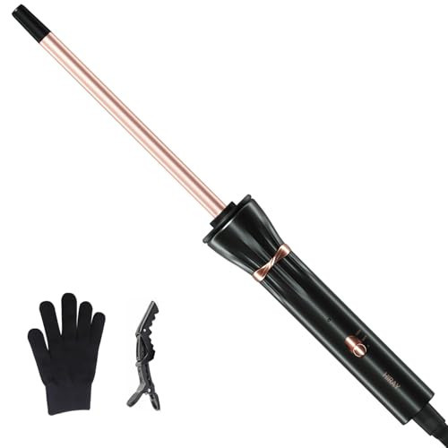 Hahahope 3/8 Inch Curling Iron,9mm Tiny Curling Wand,Ceramic Small Barrel Curling Iron with Adjustable Temperature,Fast Heating,for Short & Long Hair | Amazon (US)
