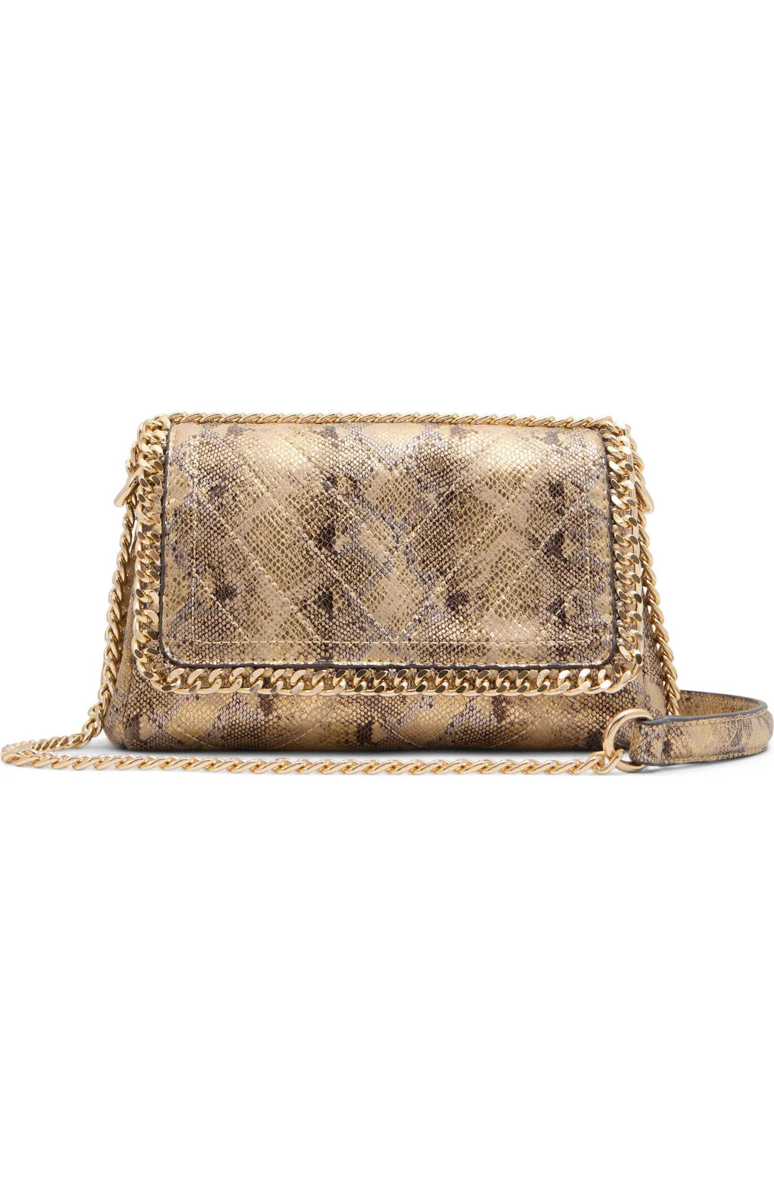 ALDO Kayley Snake Embossed Faux Leather Crossbody Bag | Nordstrom | Nordstrom