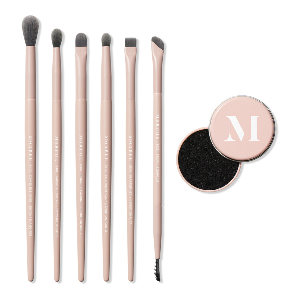 Morphe Eye Shaping Essentials Bamboo & Charcoal-Infused Eye Brush Set | Ulta