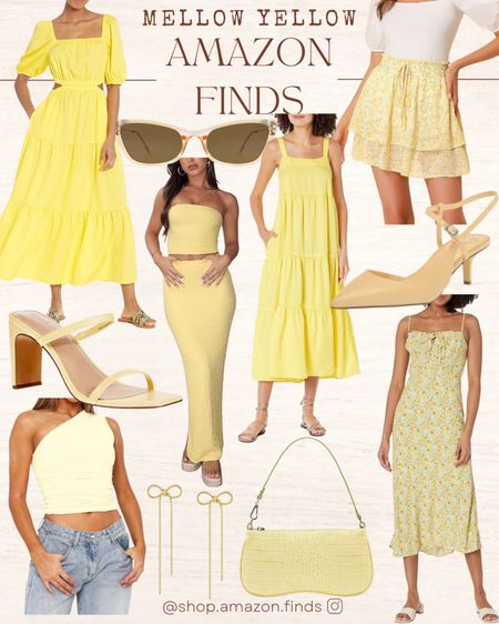 Some yellow fashion finds for the summer to brighten your day. All from Amazon!

#LTKShoeCrush #LTKItBag #LTKStyleTip