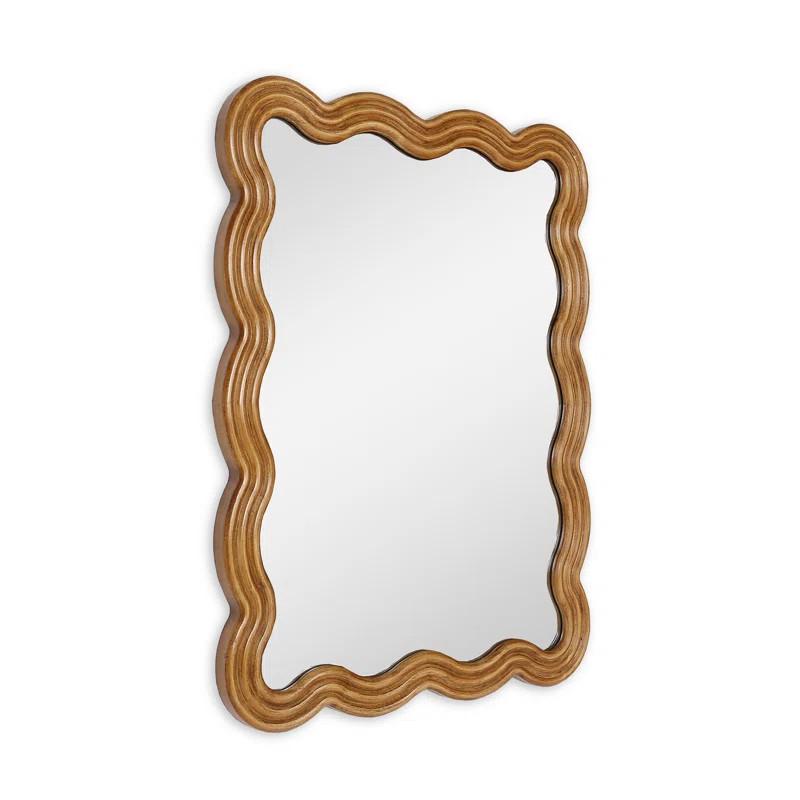 Gurpriya Solid Wood Rectangle Wall Mirror | Wayfair North America