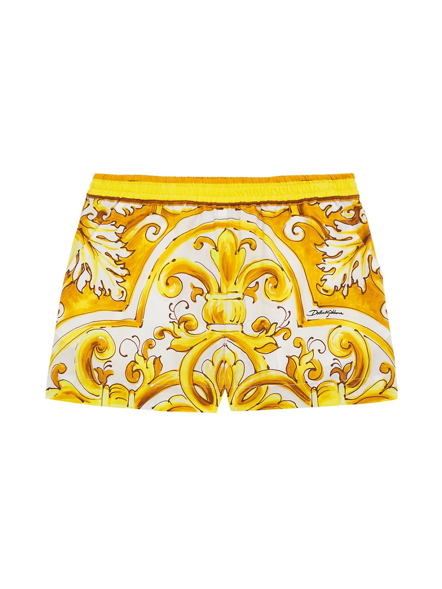 Little Girl's & Girl's Poplin Printed Shorts - Yellow Multi - Size 6 | Saks Fifth Avenue