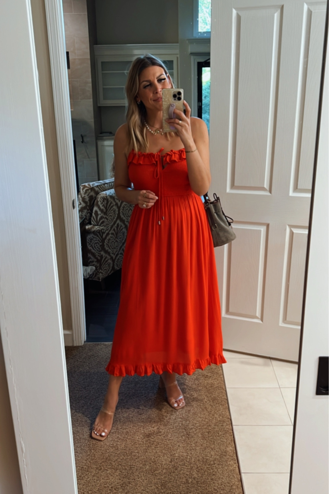 Beautiful dress and lined!!🫶🏼 shoes currently 20% off as well! 

#LTKstyletip #LTKfindsunder50 #LTKbeauty