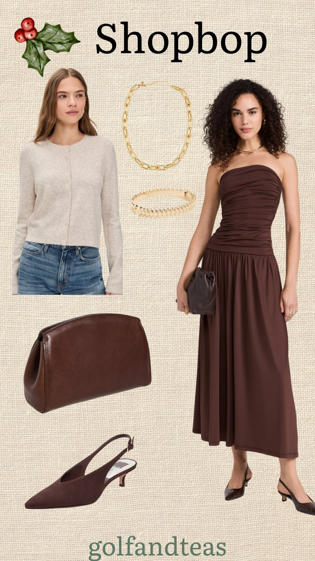 Absolutely loving this look! This dress is just gorgeous and pair it with a great cardigan for warmth. Add the perfect accessories to complete your look  

#LTKootd #LTKOver40 #LTKGiftGuide