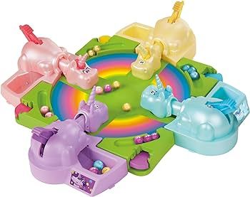 Hasbro Gaming Hungry Hippos Unicorn Edition Pre-School Board Game for Kids Ages 4 and Up; 2-4 Pla... | Amazon (US)