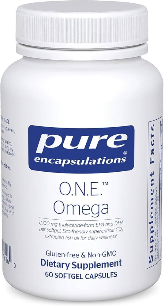 Pure Encapsulations O.N.E. Omega - Fish Oil Supplement for Heart Health, Joints, Skin, Eyes, and ... | Amazon (US)