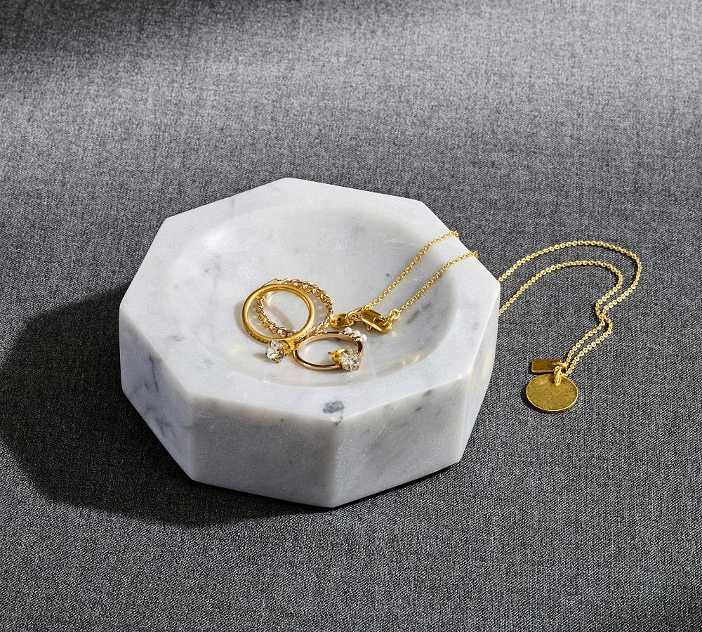 Faceted Stone Catchall | Pottery Barn (US)