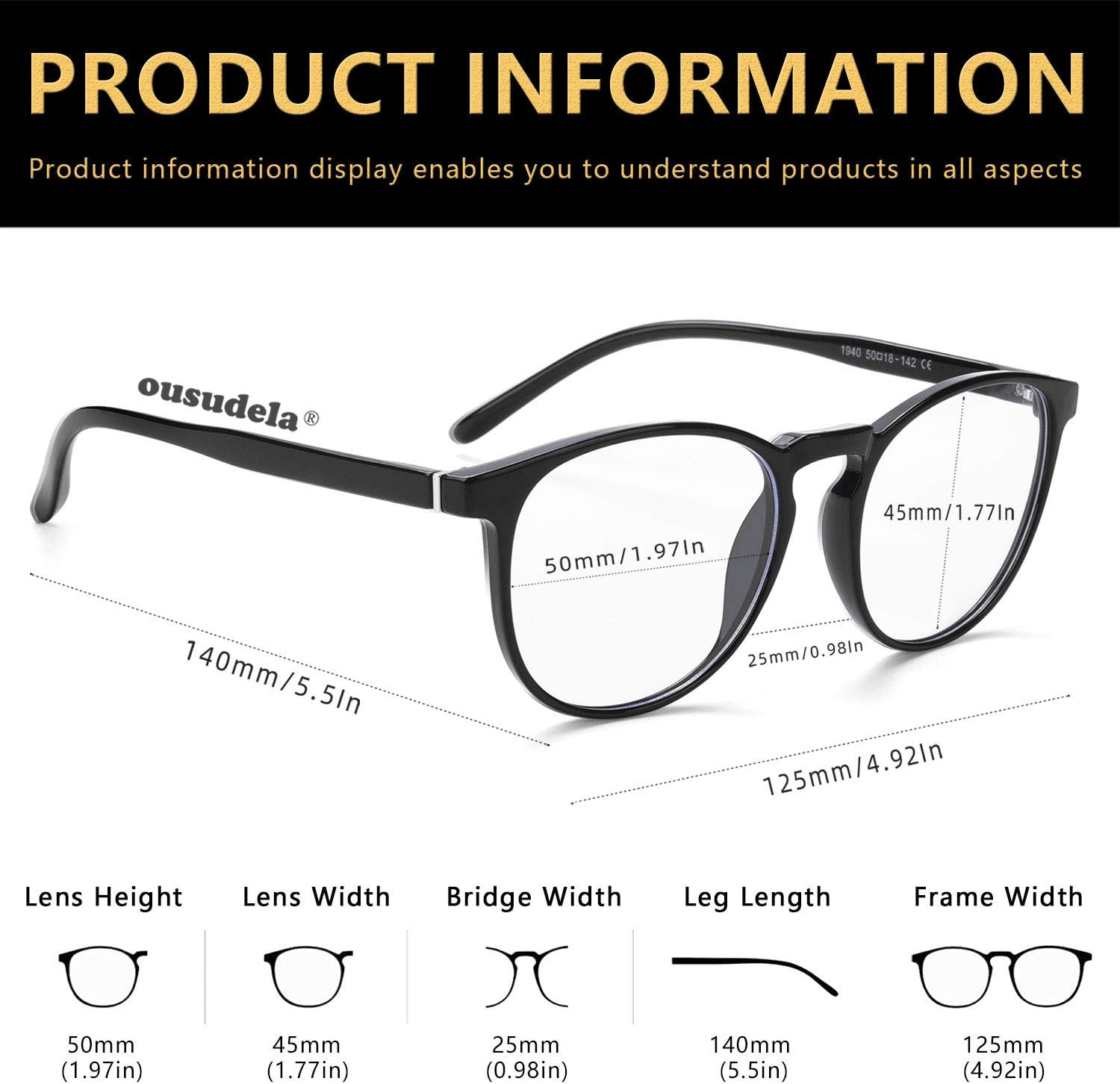 3-Pack Blue Light Blocking Glasses for Women/Men Blue Light Glasses for Teens, Computer Glasses G... | Amazon (US)