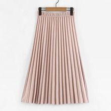 Solid Pleated Skirt | SHEIN