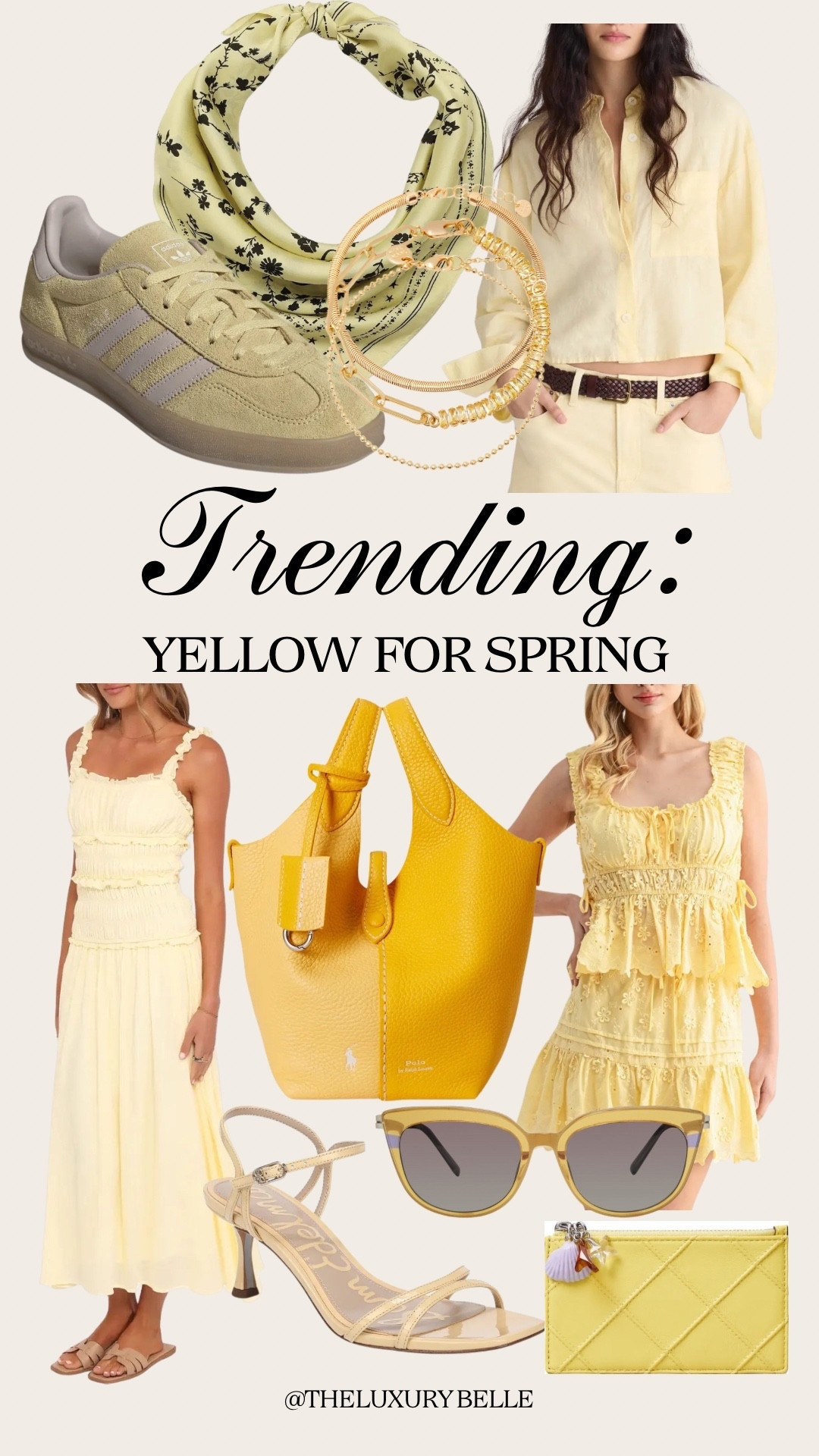 Trending—yellow for spring!

#LTKootd #LTKgrwm #LTKSeasonal