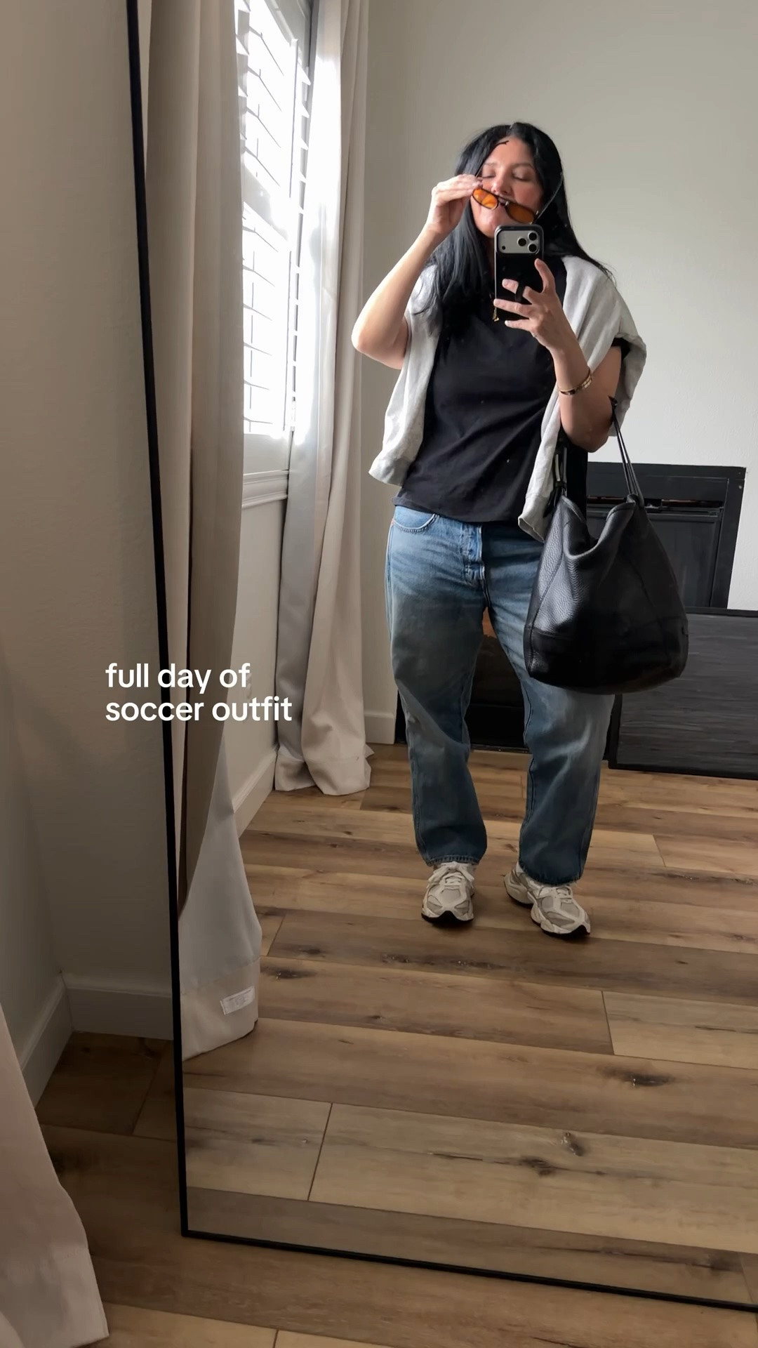 full day of soccer with Charlie //: Investing in good basics that you want to wear multiple ways is the best decision. Linking different price points below: 

I’m wearing a medium in the top in the t-shirt & sweater 

8 in the jeans 

7.5 on the shoes

#LTKootd #LTKmomlife #LTKgrwm