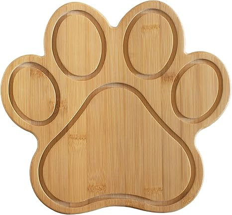Totally Bamboo Paw Shaped Bamboo Serving And Cutting Board, 11" x 10", Natural | Amazon (US)