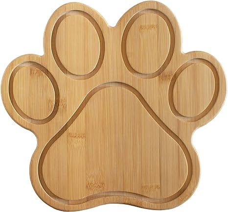 Totally Bamboo Paw Shaped Bamboo Serving And Cutting Board, 11" x 10", Natural | Amazon (US)