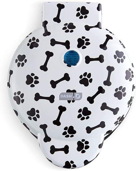 DASH Dog Treat Maker, 8-Bones, Non-Stick, Homemade Dog Snacks with Pet Approved Recipes - White | Amazon (US)