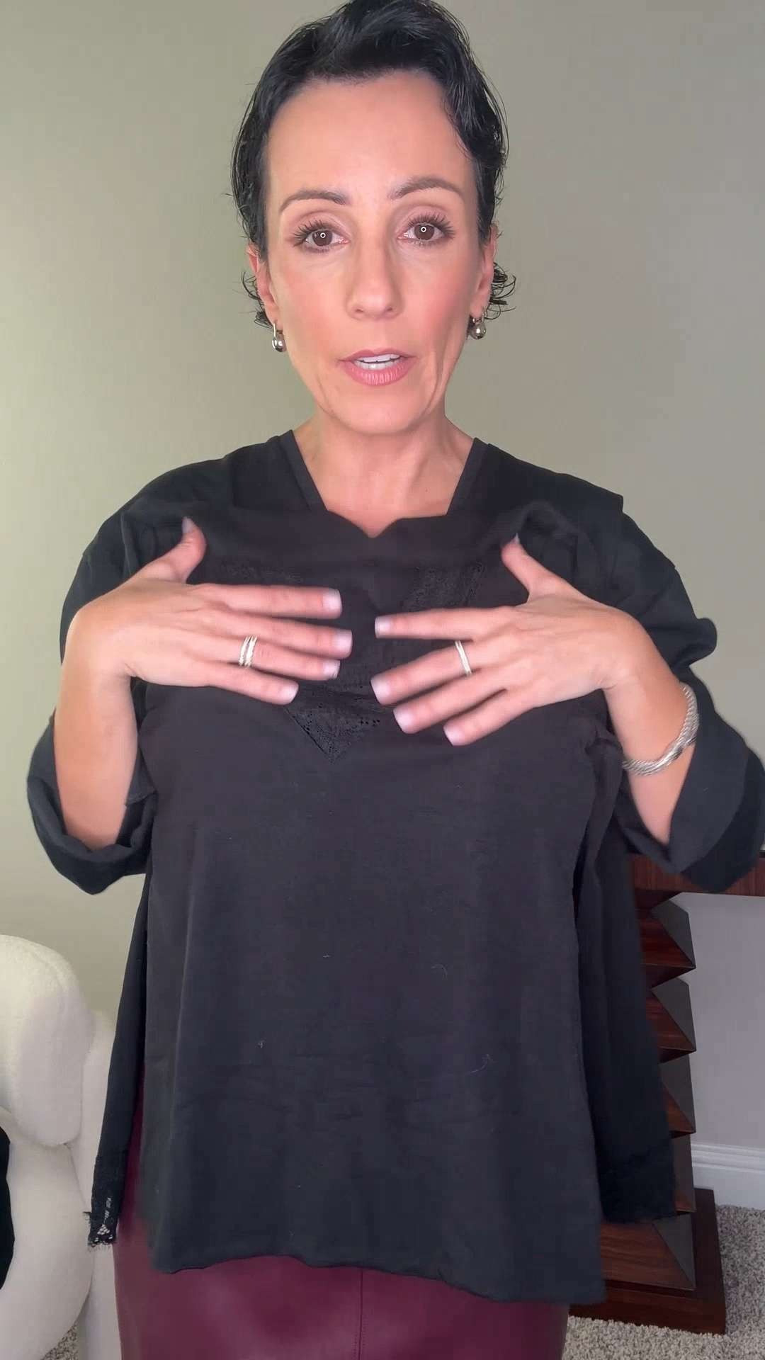 If you struggle with bulky winter layers, this is it.

This modal and cashmere top is thin but warm, ideal for layering under blazers, jackets, or coats.

Soft, breathable, and lightweight with a clean, fitted silhouette that doesn’t add volume.

Comes in several neutral colors, making it an easy staple for cold-weather outfits. 

 #LTKgrwm #LTKSeasonal #LTKOver40