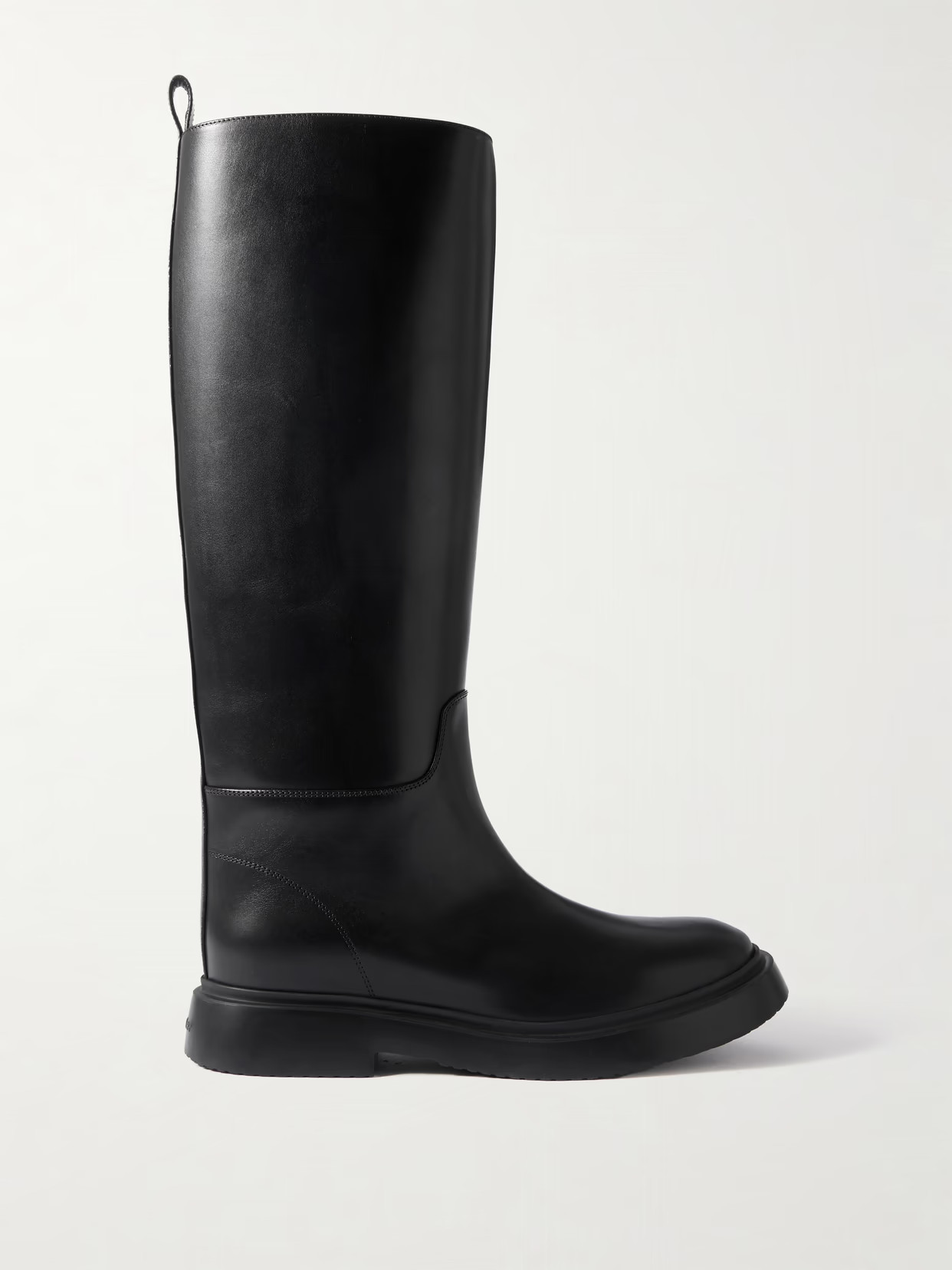 Proenza Schouler - Bank Leather Knee Boots - Black | NET-A-PORTER (US)
