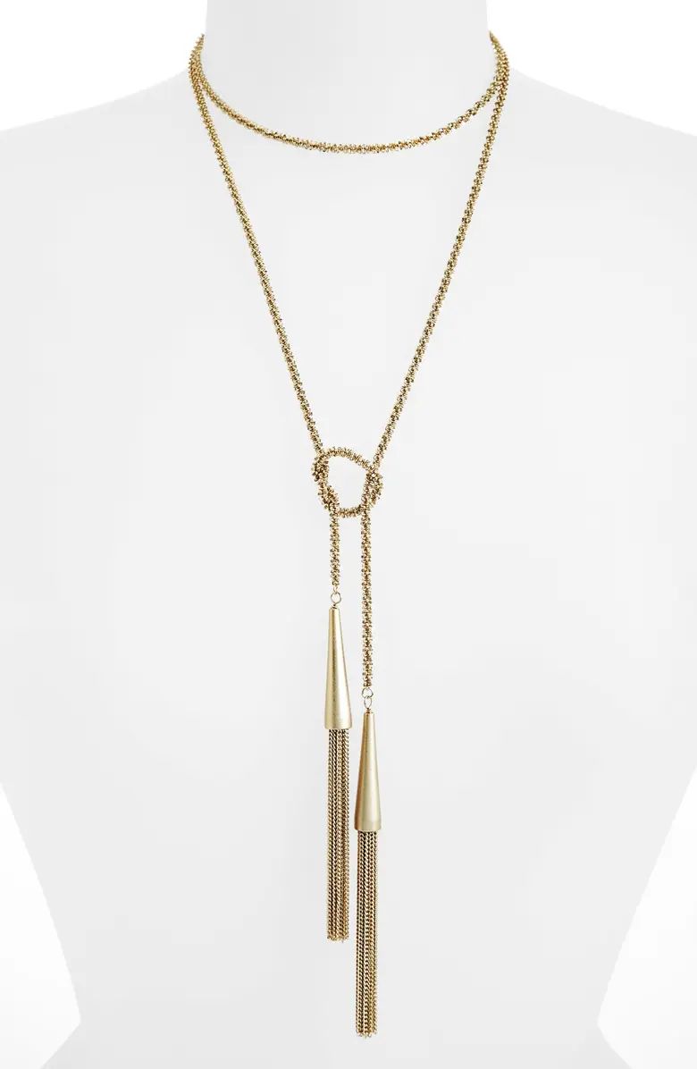 Phara Tassel Lariat Necklace | Nordstrom