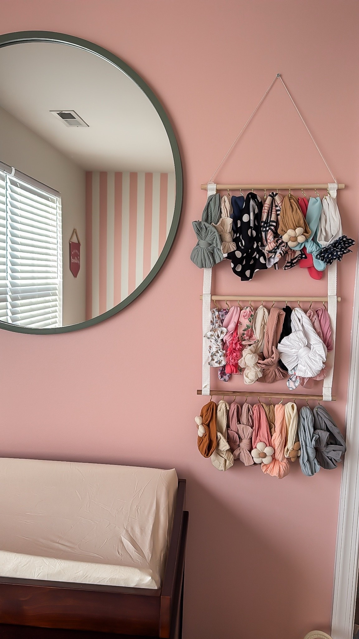 Baby girl nursery storage for headbands

#LTKmomlife #LTKHome #LTKBaby