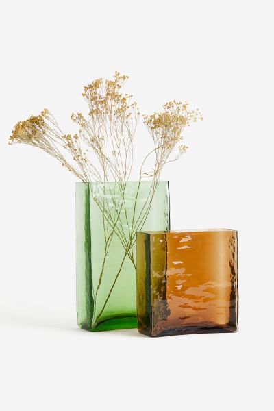 Textured Glass Vase | H&M (US + CA)