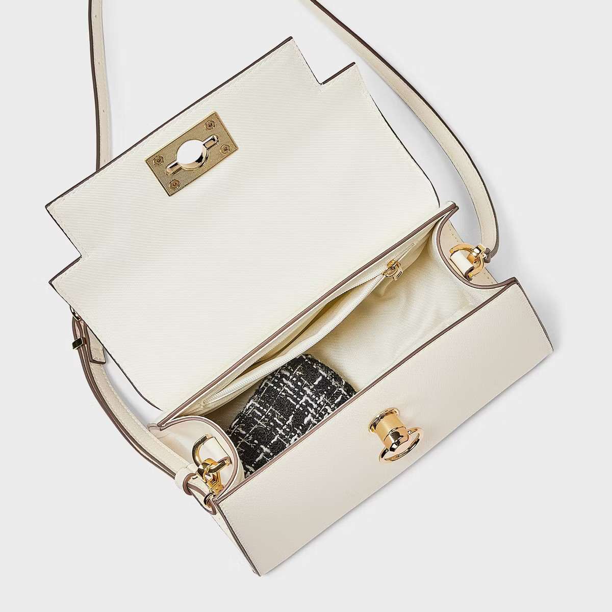 Mini Top Handle Handbag - A New Day™ Cream | Target