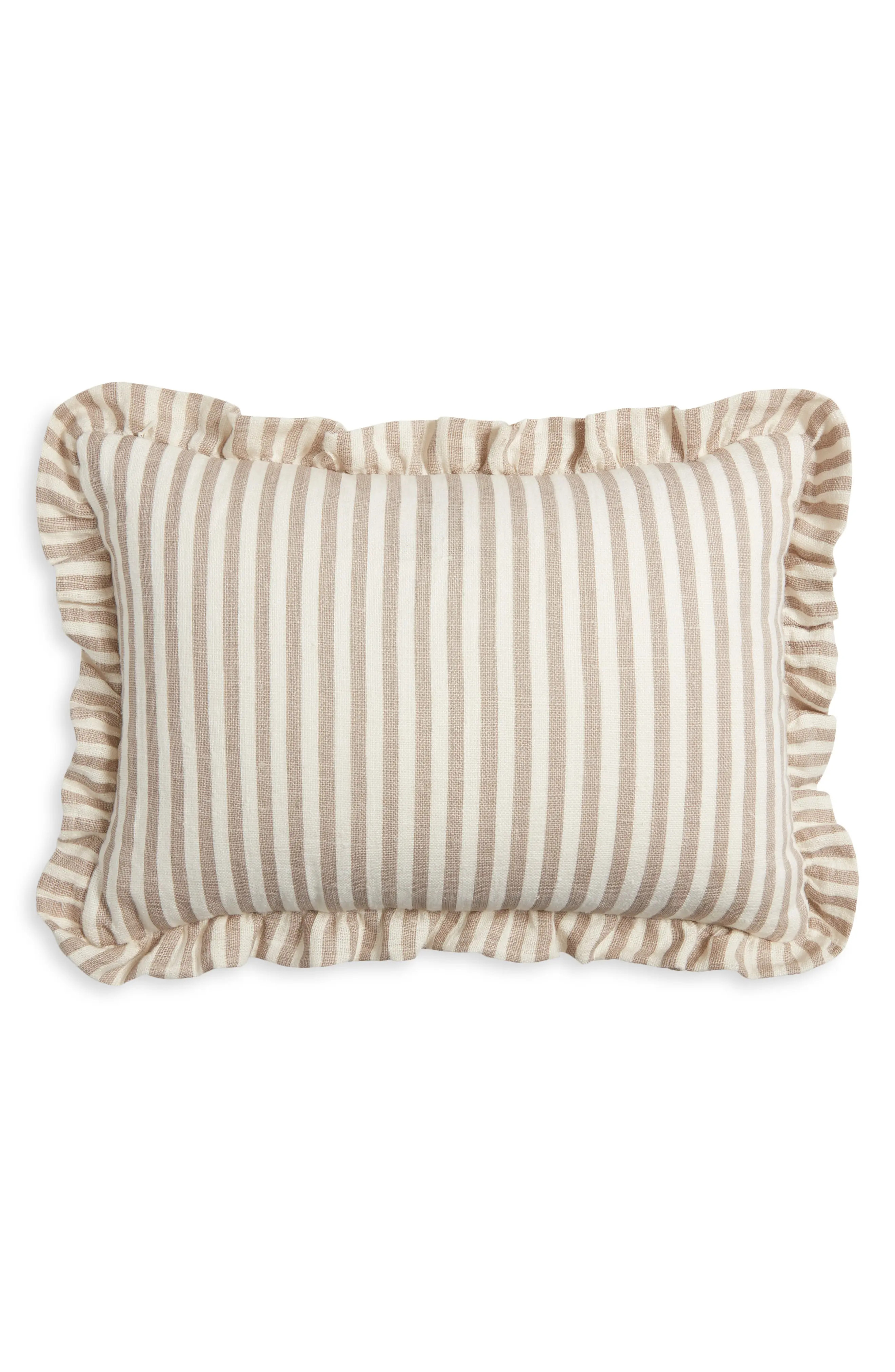 Stripe Linen Accent Pillow | Nordstrom
